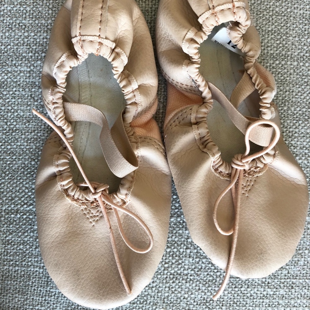 Leather Toddler Girl Ballet Shoes